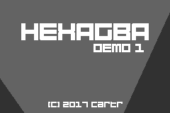 HexaGBA Demo 1 (c) 2017 cartr
