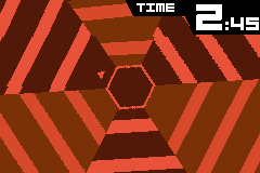 In-game HexaGBA screenshot. Time 2:45
